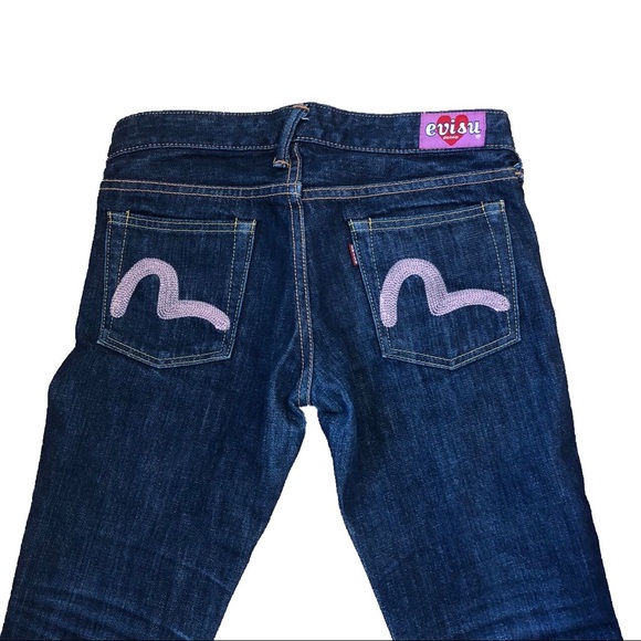 Evisu Low Rise Jeans - Picture 1 of 3